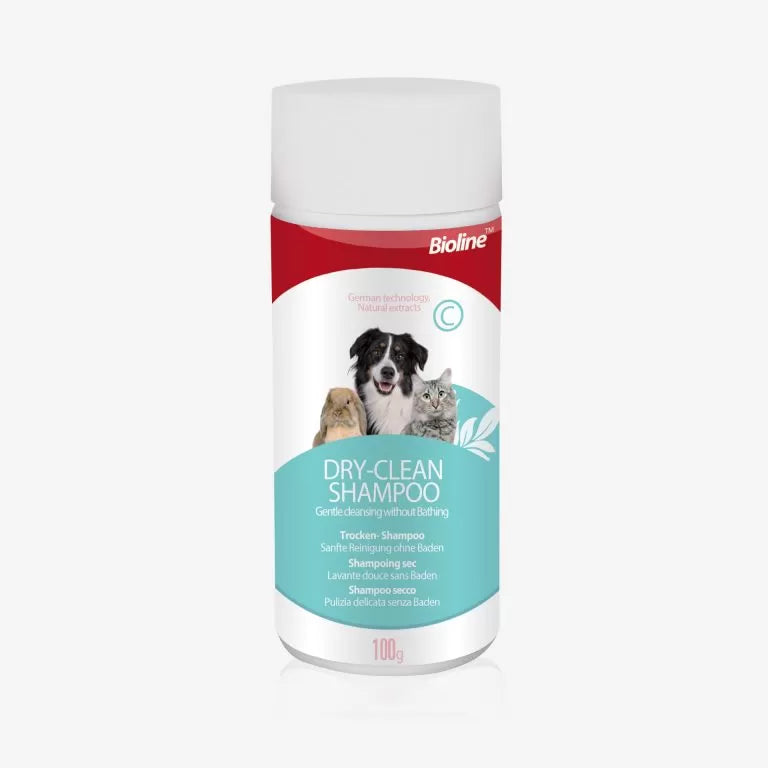 Bioline Dry Shampoo For Cat And Dog Powder 100g