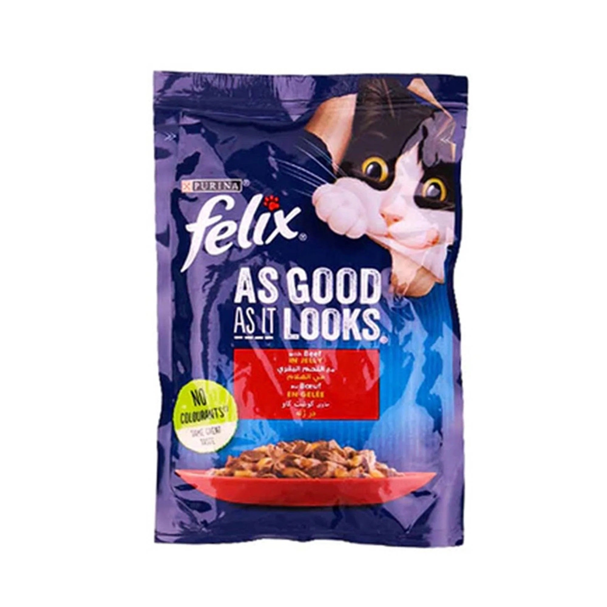 Felix Wet Food beef in jelly 85g