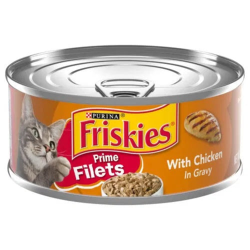 Friskies Chicken Dinner in Gravy Filets 156g