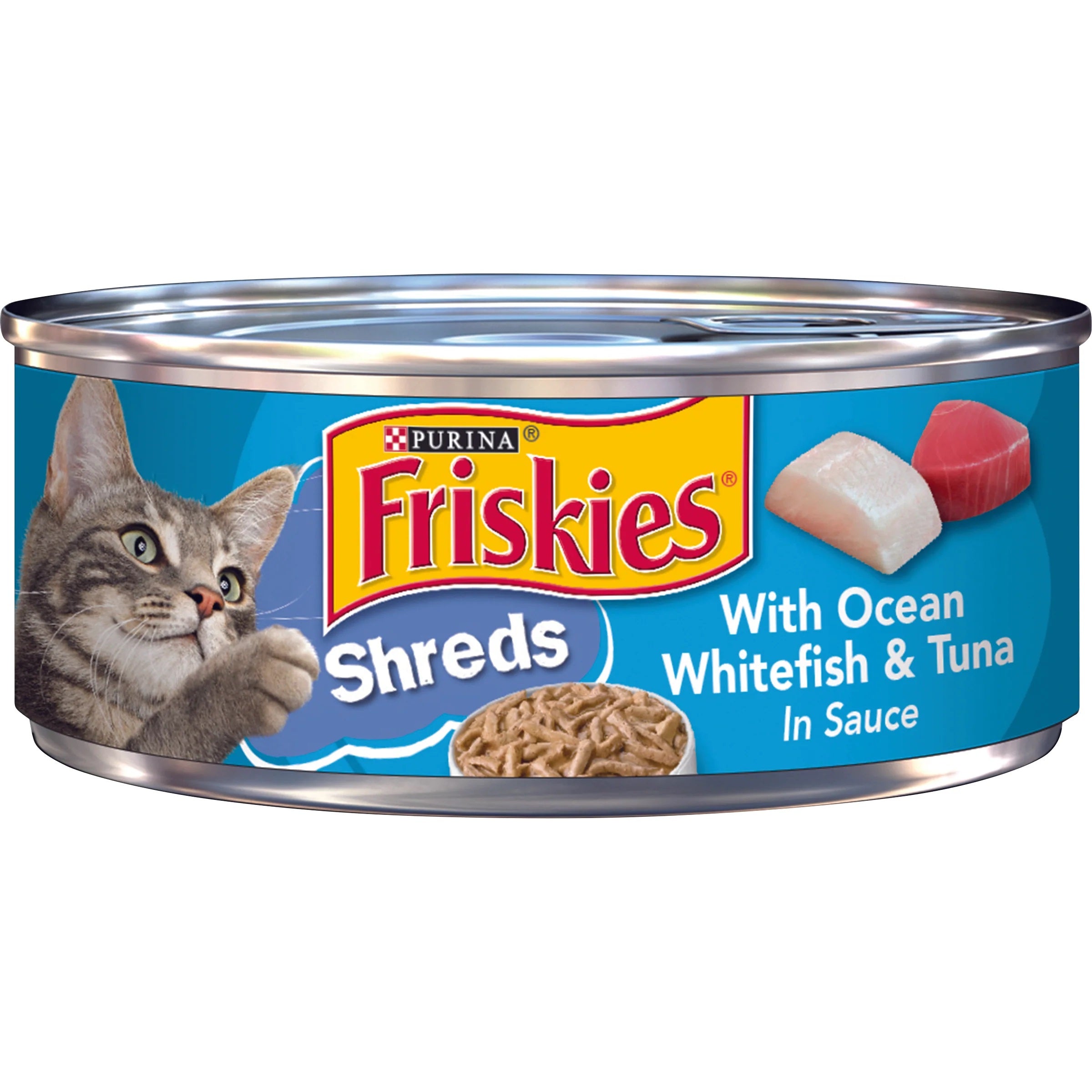 Friskies Prime Filets With Ocean Whitefish &amp; Tuna In Sauce 156g