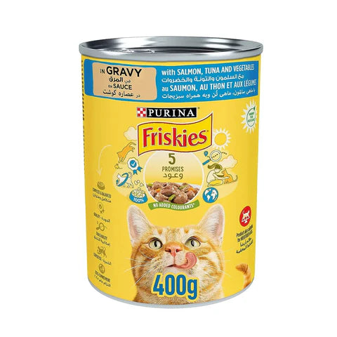 Friskies wet food with salmon 400g