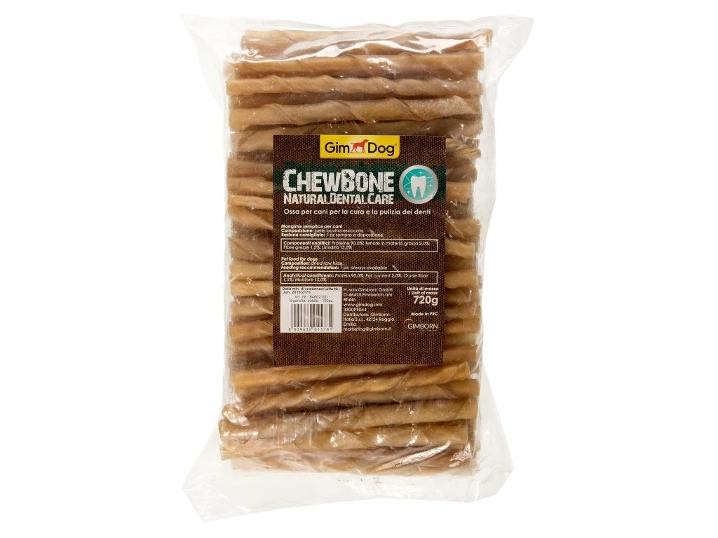 GIMDOG CHEWBONE STICK buvolí 12.5 cm-10 mm-100 ks