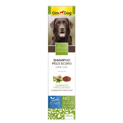 GimDog Natural Solutions Dark Coat Shampoo 250ml