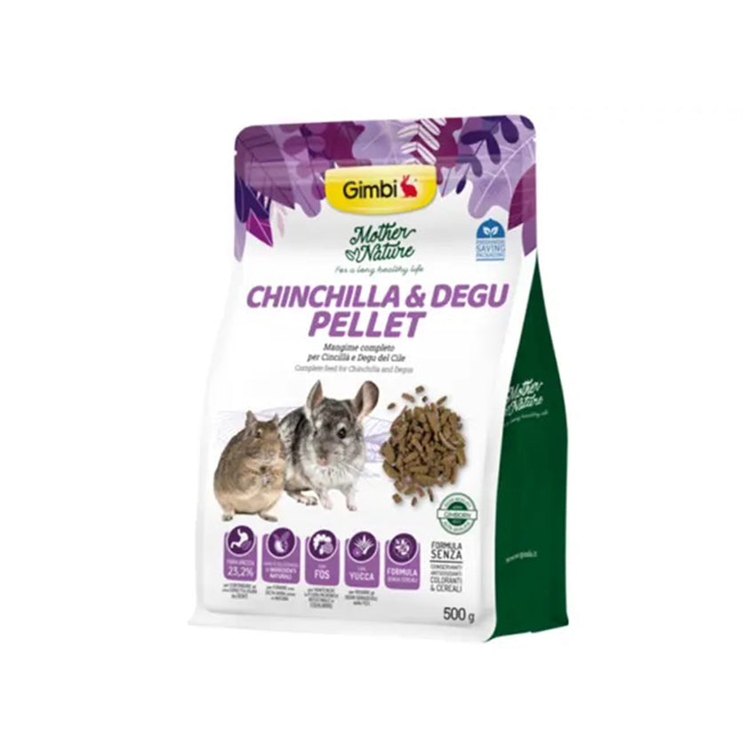 Gimbi Mother Nature Chinchilla and degu pellets 500g