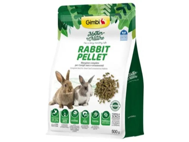 Gimbi Mother Nature Rabbit Pellet Da 500 Gr