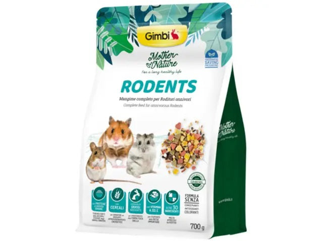 Gimbi Mother Nature Rodents Per Roditori Da 700 Gr