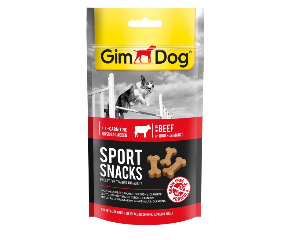 Gimdog Active Dogs Sport Snacks with Beef