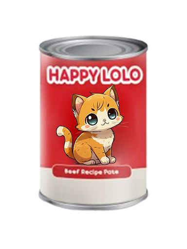 HAPPY LOLO Beef Recipe Chunks 400g