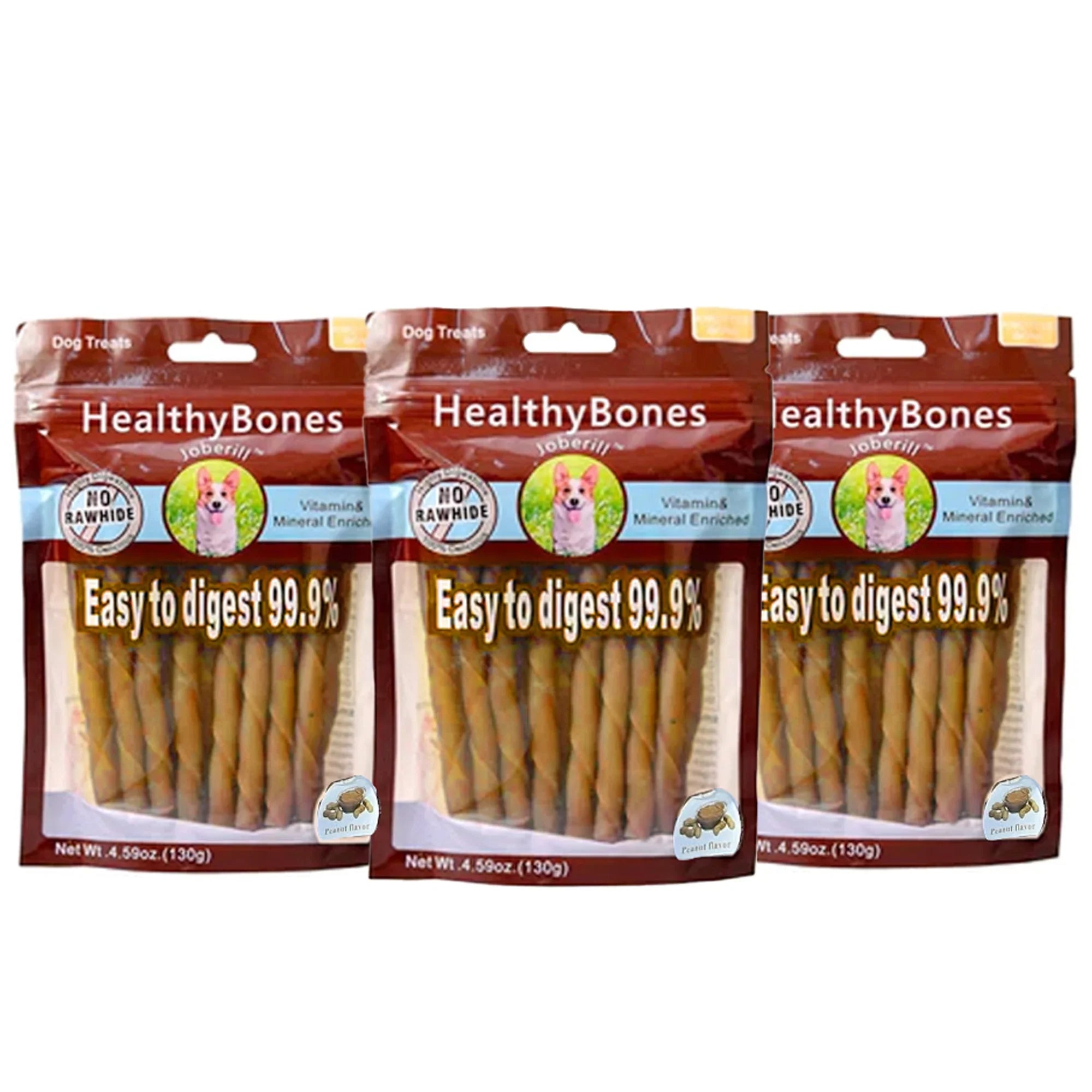 Healthy Bones Dog Treat 128g x3