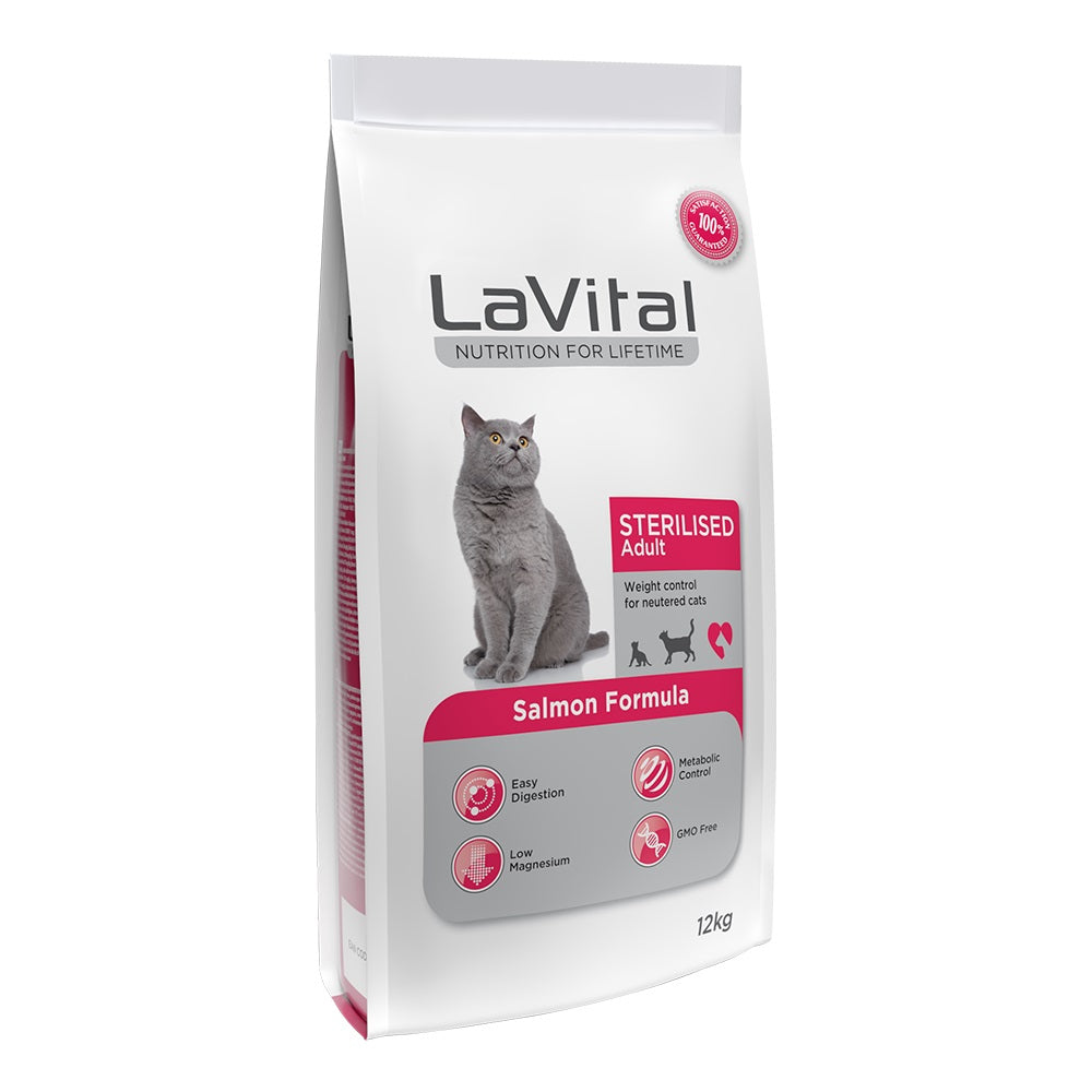 LaVital Adult Sterilized Salmon 12kg