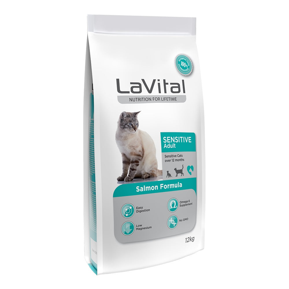 LaVital Cat Sterilized Adult Salmon 12kg