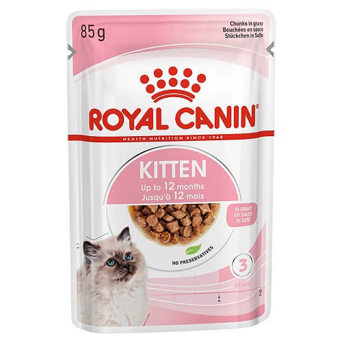 Royal Canin Instinctive Gravy Kitten Food Pouch 85g