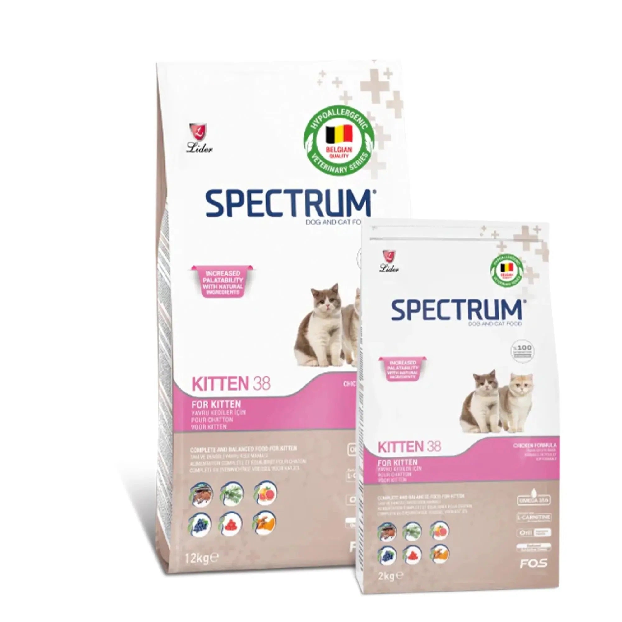 SPECTRUM KITTEN 38 FOOD FOR KITTENS 2kg