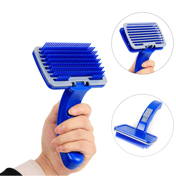 Self-Cleaning Grooming Brush - Challenger Vet