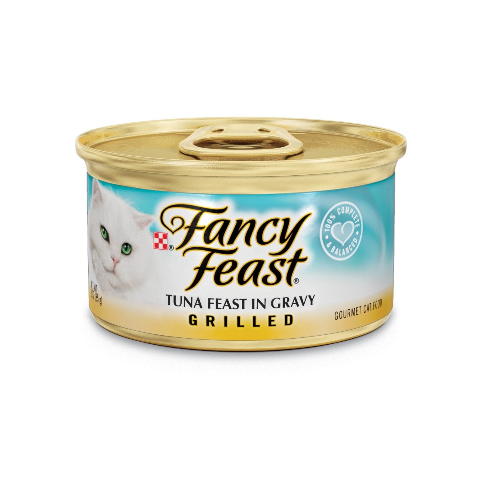 fancy feast tuna feast  in gravy grilled 156g