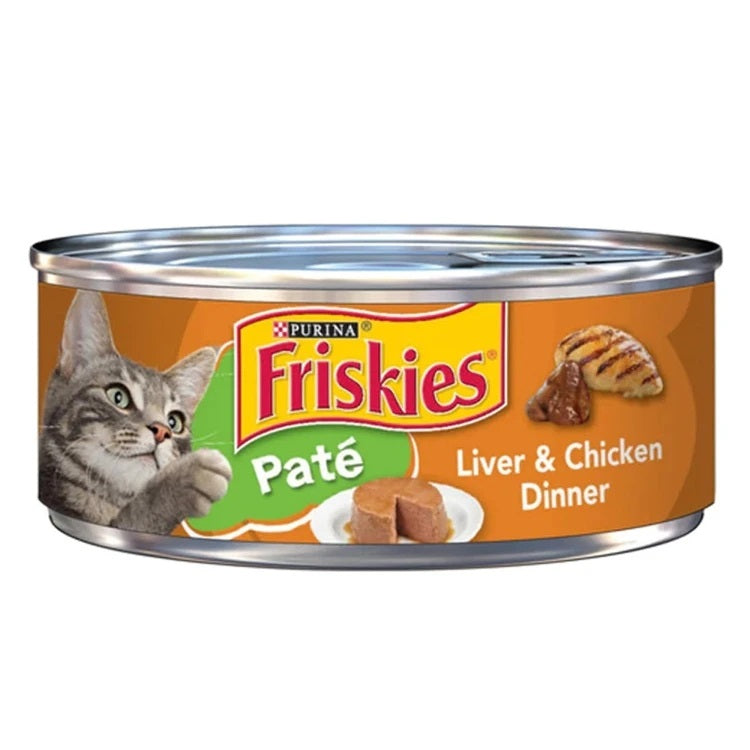 friskies liver & chicken dinner 156g