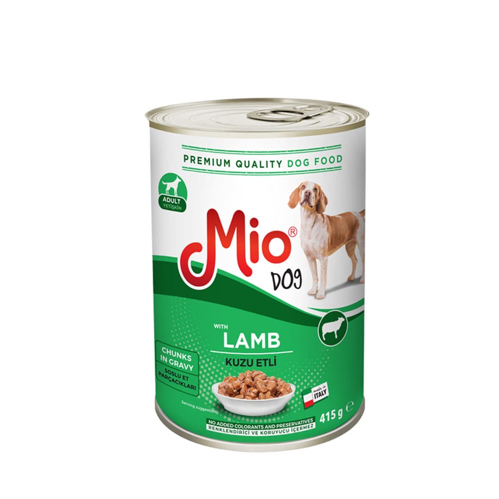 mio dog with lamb 415g