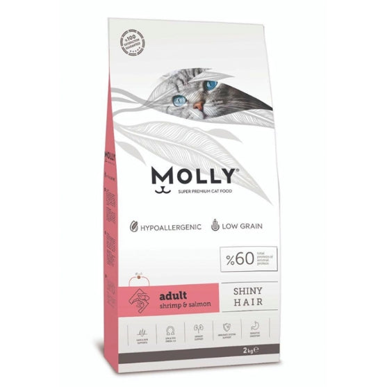 molly adult shrimp & salmon  2kg