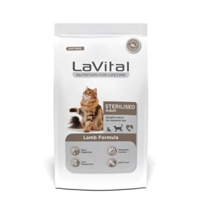 LaVital Cat Sterilized Adult Lamb For Cats 12Kg