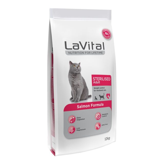 Lavital Adult Sterilized Salmon 12 Kg