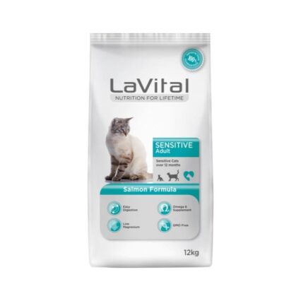 Lavital Cat Sensitive Adult Salmon 12 Kg