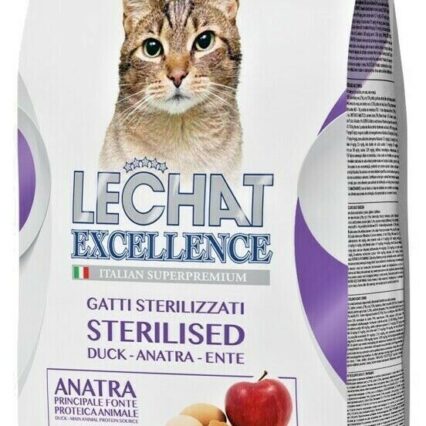 Lechat Sterilised Cat Food Duck Flavour 1.5kg