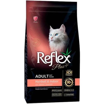 Reflex Plus Hairball Salmon Cat Food 1.5 Kg