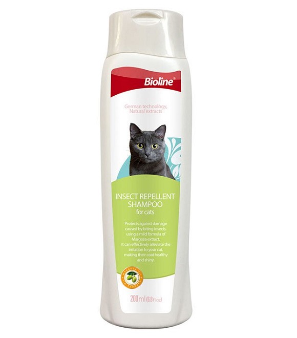 Bioline Cat Shampoo Insect Repellent 200ml