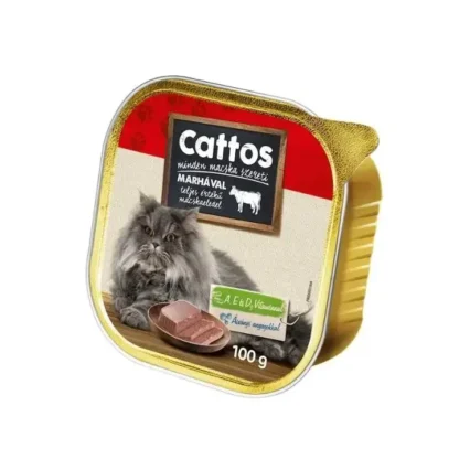 Cattos Cat food pate beef 100g