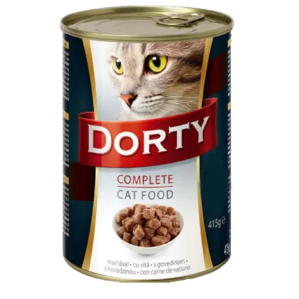 Dorty Cat Wet Food Beef 415g