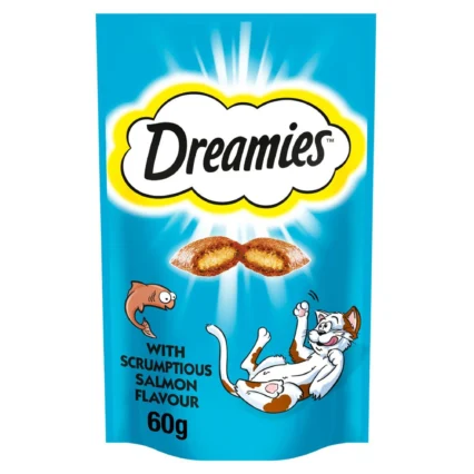 Dreamies Treat Cat With Salmon Flavour 60g