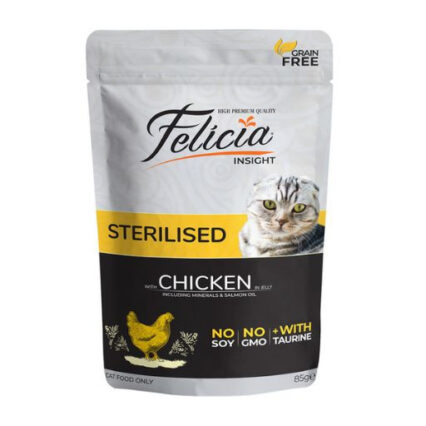 Felicia Sterilized Chicken in Jelly Cat Food 85g