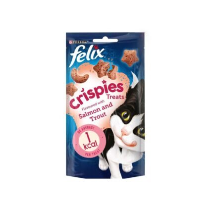 Felix Party Mix Treat Cat Crispies Salmon And Trout Flavour 60g