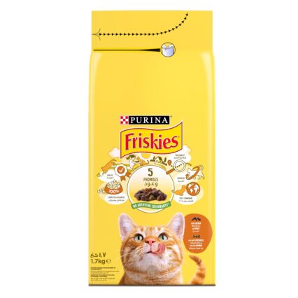 Friskies Cat Food With Chicken And Vegetables 1.7kg