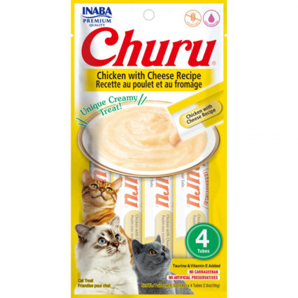 Inaba Churu Cat Treat Chicken with Cheese Recipe 56g