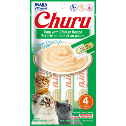 Inaba Churu Cat Treat Tuna with Chicken Recipe 56g