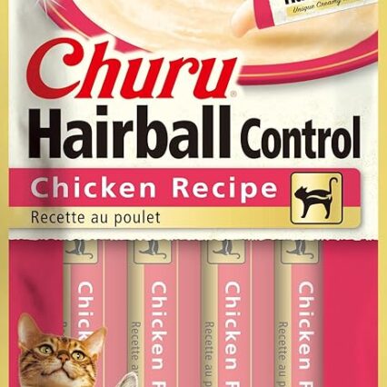Inaba Churu for Cats for Hairball Control Chicken Recipe 56g