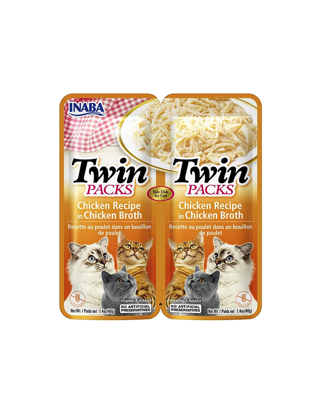 Inaba Twin Packs Chicken Recipe in Chicken Broth 40g