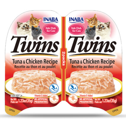 Inaba Twins Tuna & Chicken For Cat 35g
