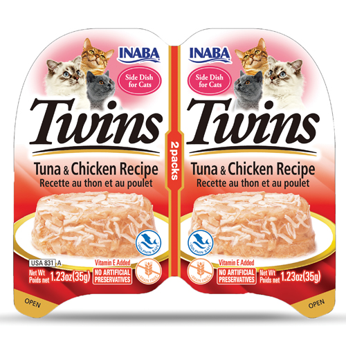 Inaba Twins Tuna & Chicken For Cat 35g