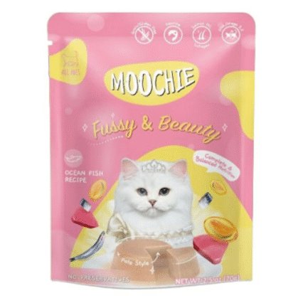 Moochie Treat Creamy Fussy And Beauty With Ocean Fish Recipe 40g