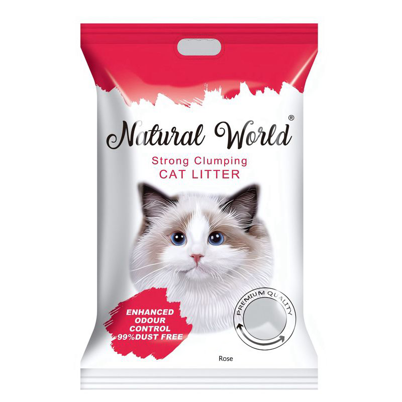 Natural World Cat Litter Rose Flavor 25L
