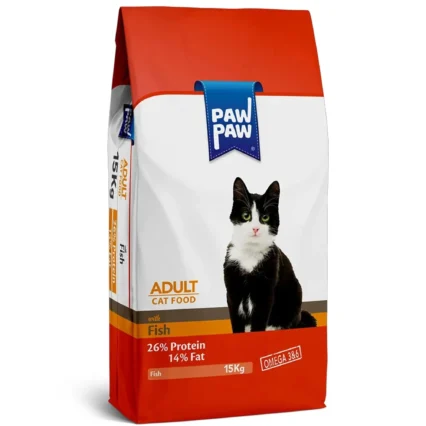 Paw Paw Dry Food Cat Adult With Fish 15kg