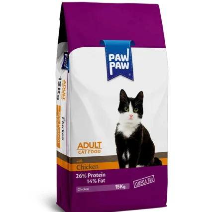 Paw Paw Dry Food  Sterilised Cat Adult With Chicken 15kg