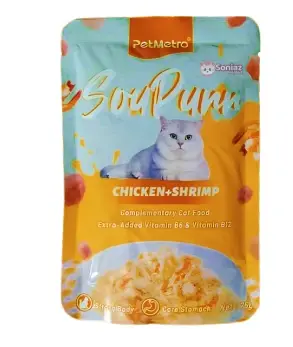 Pet Metro Reward Chicken And Shrimp Flavor 75g