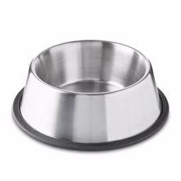 Plate Large single chrome for food 23cm