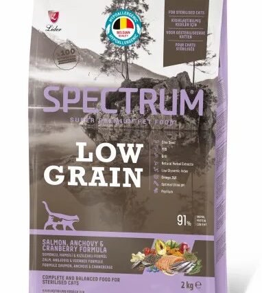 Spectrum Low Grain Salmon And Anchovy And Cranberry Formula 2kg