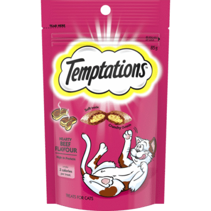 Temptations Treat Cat Beef Flavor 85g