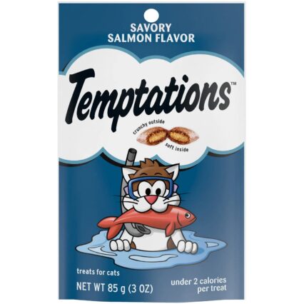 Temptations Treat Cat Salmon Flavor 85g