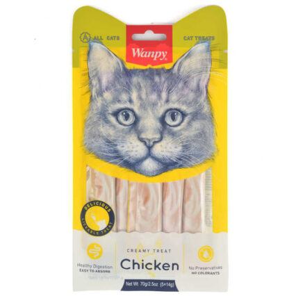 Wanpy Traet Cat Creamy Lickable Treat Chicken 70g